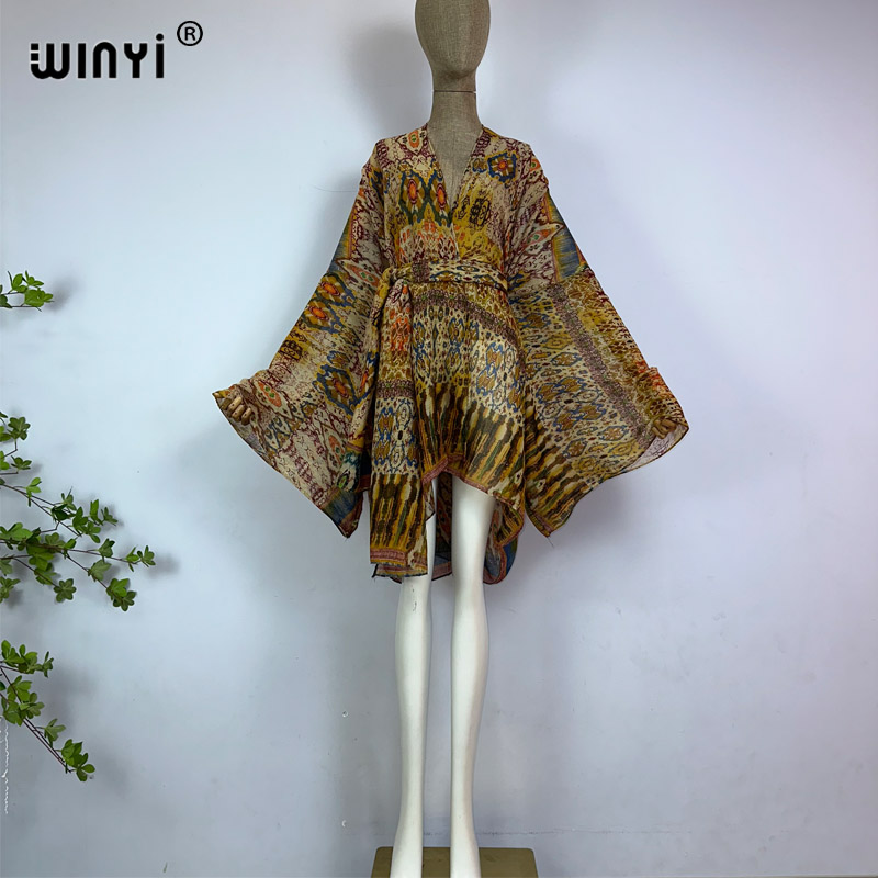 WINYI-Kimono avec ceinture pou - Women'S Fashion Kimono avis et prix