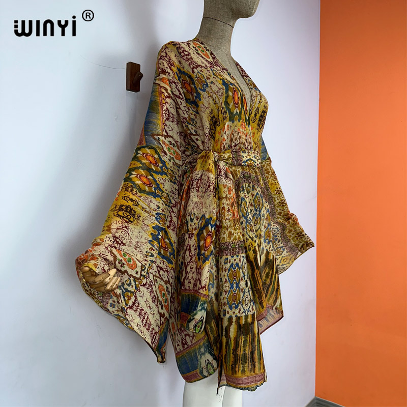 WINYI-Kimono avec ceinture pou - Women'S Fashion Kimono avis et prix