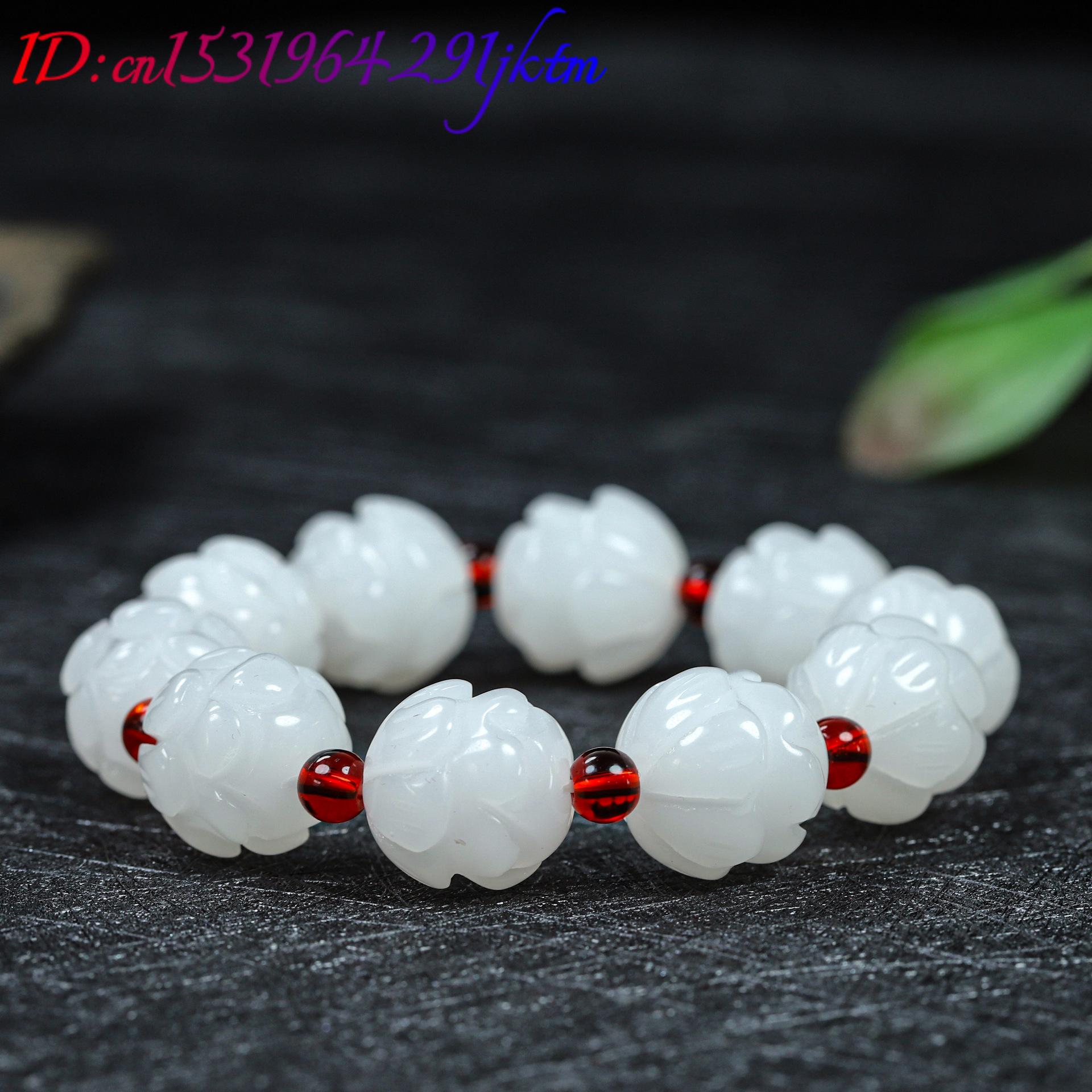 Bracelet en Jade véritable bla - Women'S Fashion Gifts avis et prix
