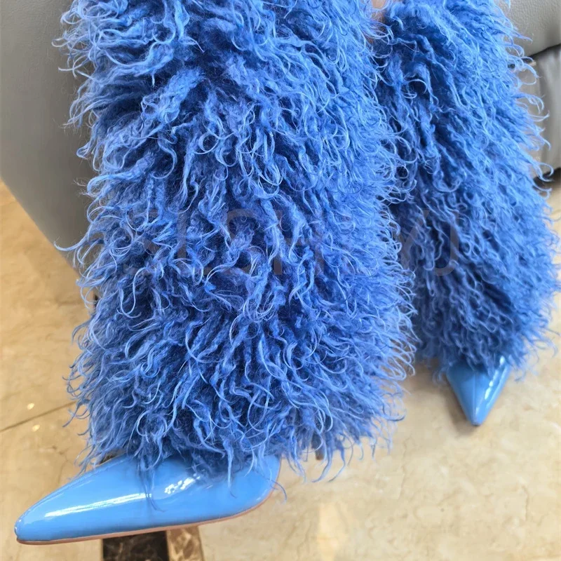 Bottes hautes en peluche de co - Women'S Fashion Magazine avis et prix