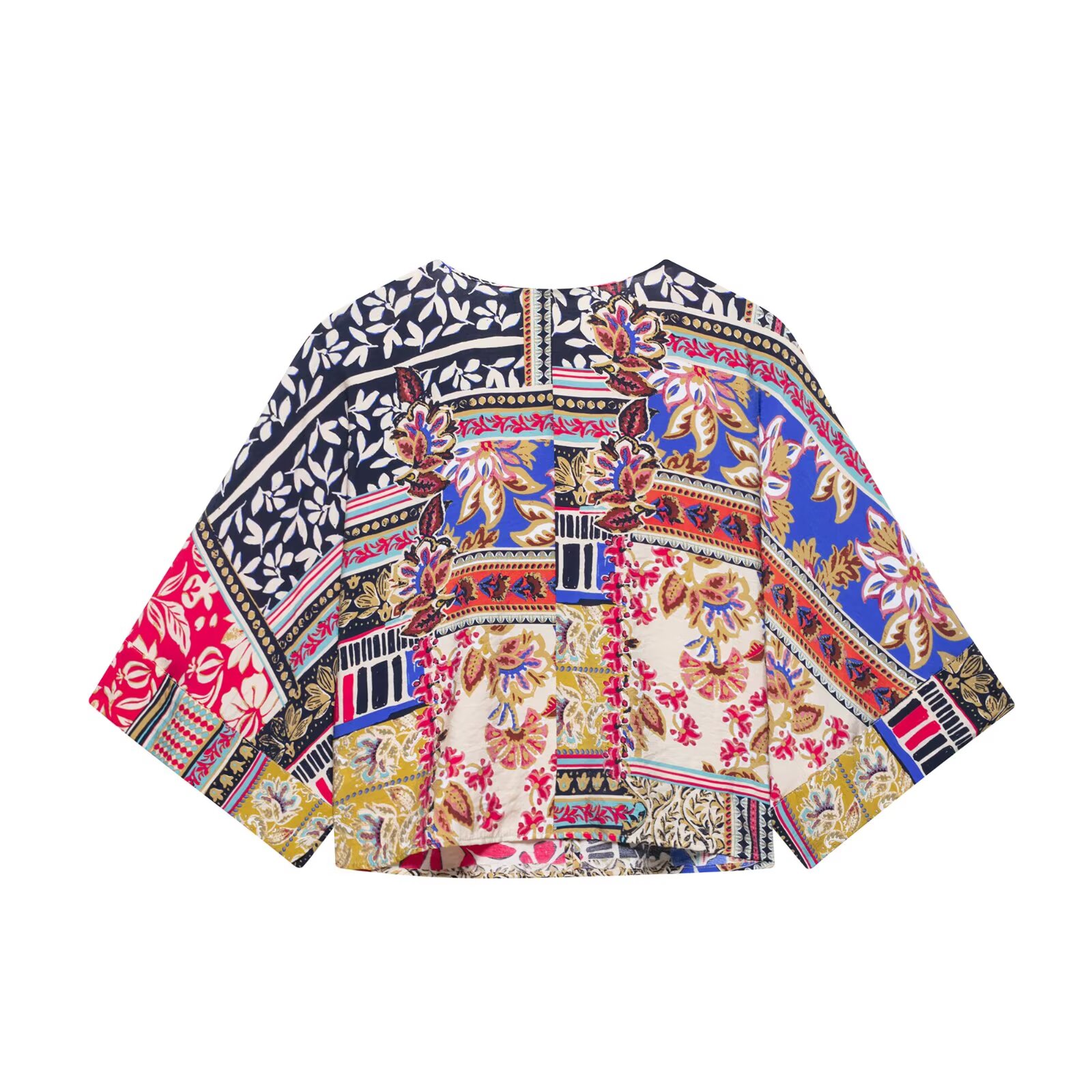 Zevity femmes mode V tissu Pat - Women'S Fashion Kimono avis et prix