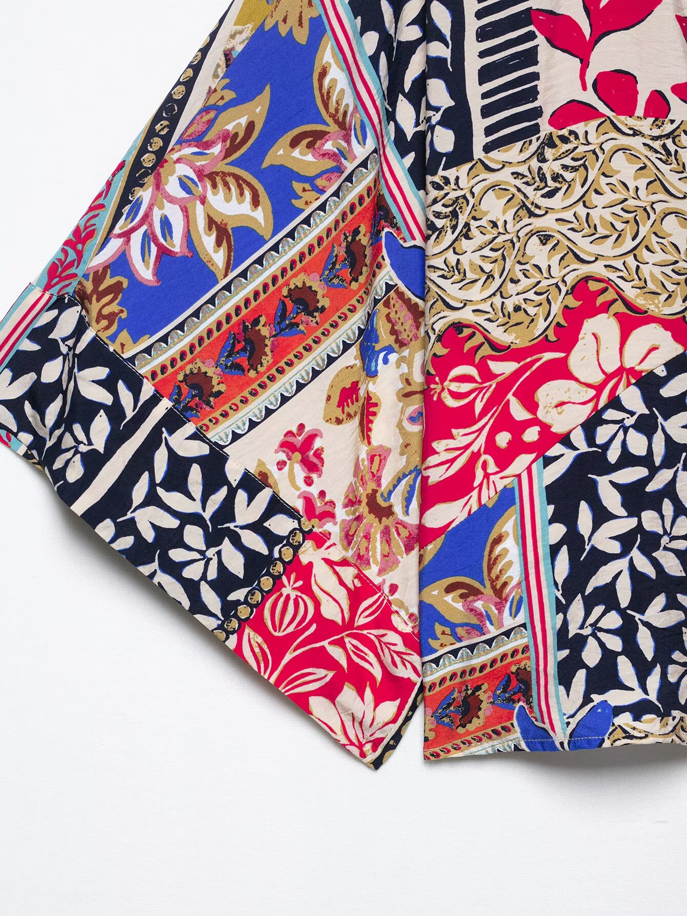 Zevity femmes mode V tissu Pat - Women'S Fashion Kimono avis et prix