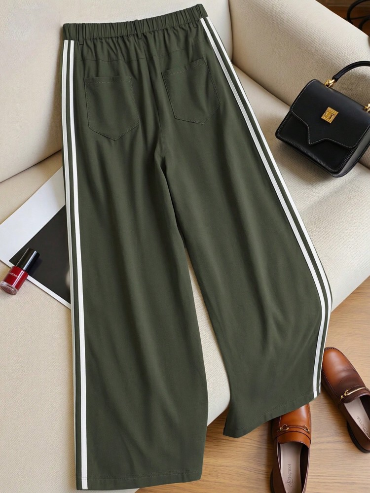 Pantalon taille haute à jambes - Xl Women'S Fashion avis et prix