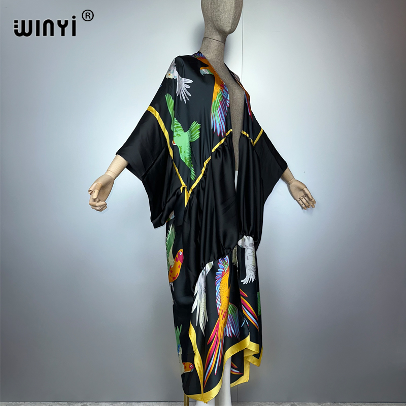 WINYI imprimé boho kimono maxi - Women'S Fashion Kimono avis et prix