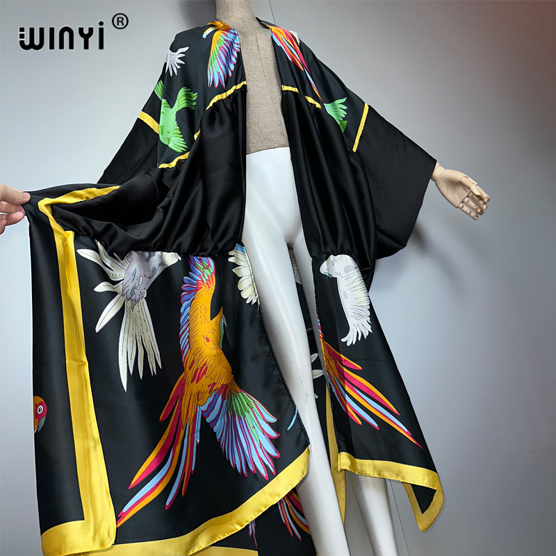 WINYI imprimé boho kimono maxi - Women'S Fashion Kimono avis et prix