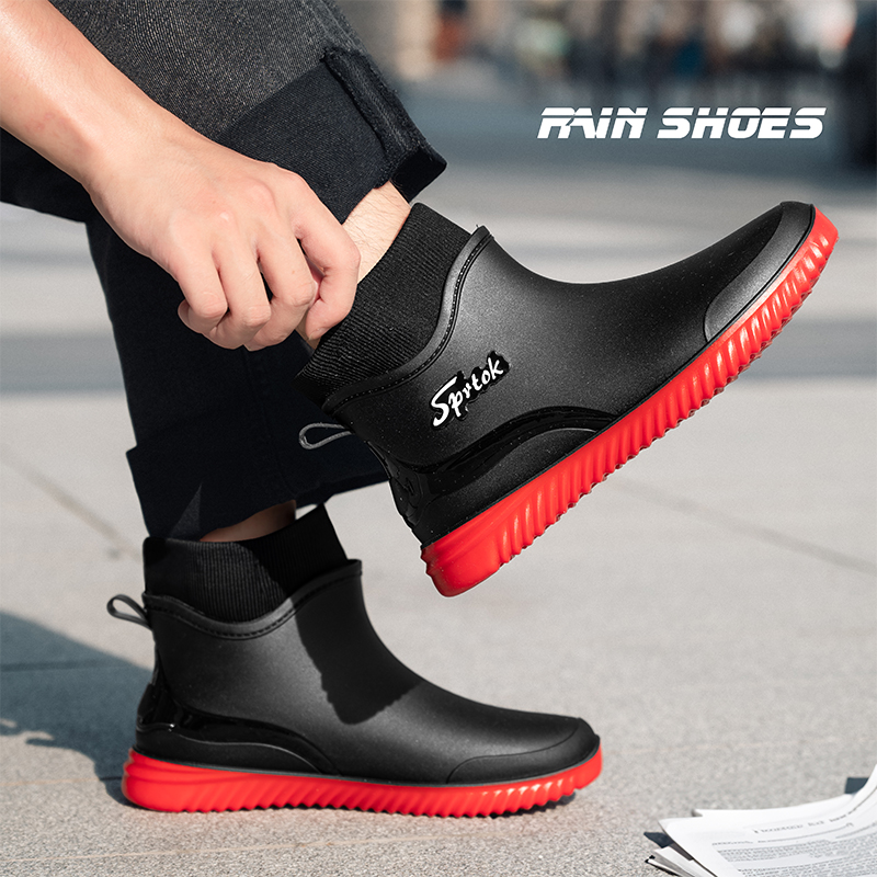 Bottes de pluie courtes imperm - Women'S Fashion Rain Boots avis et prix
