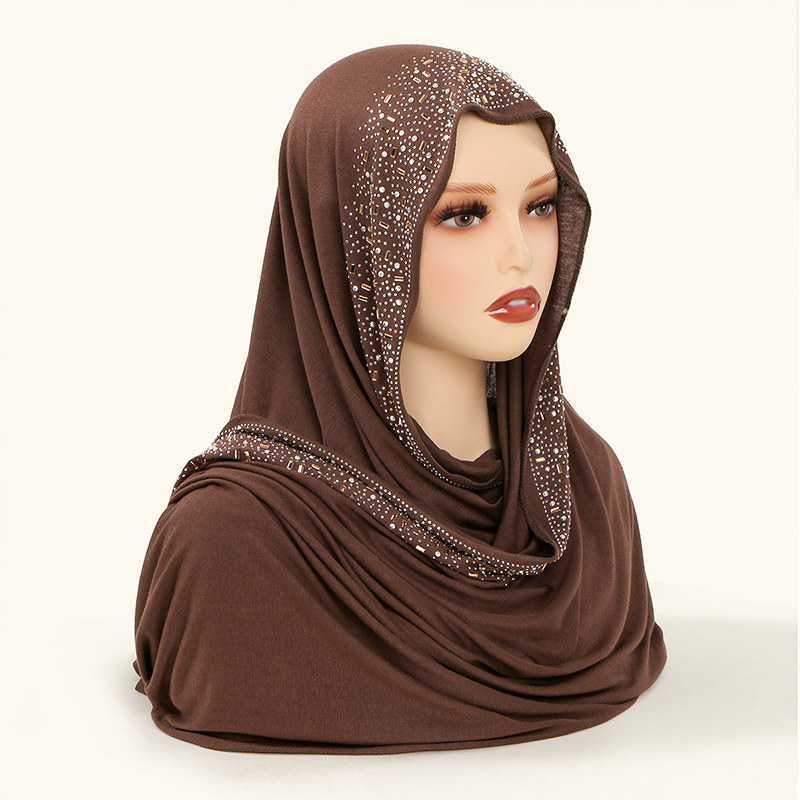 Hijab en jersey de coton scint - Women'S Fashion Jersey avis et prix