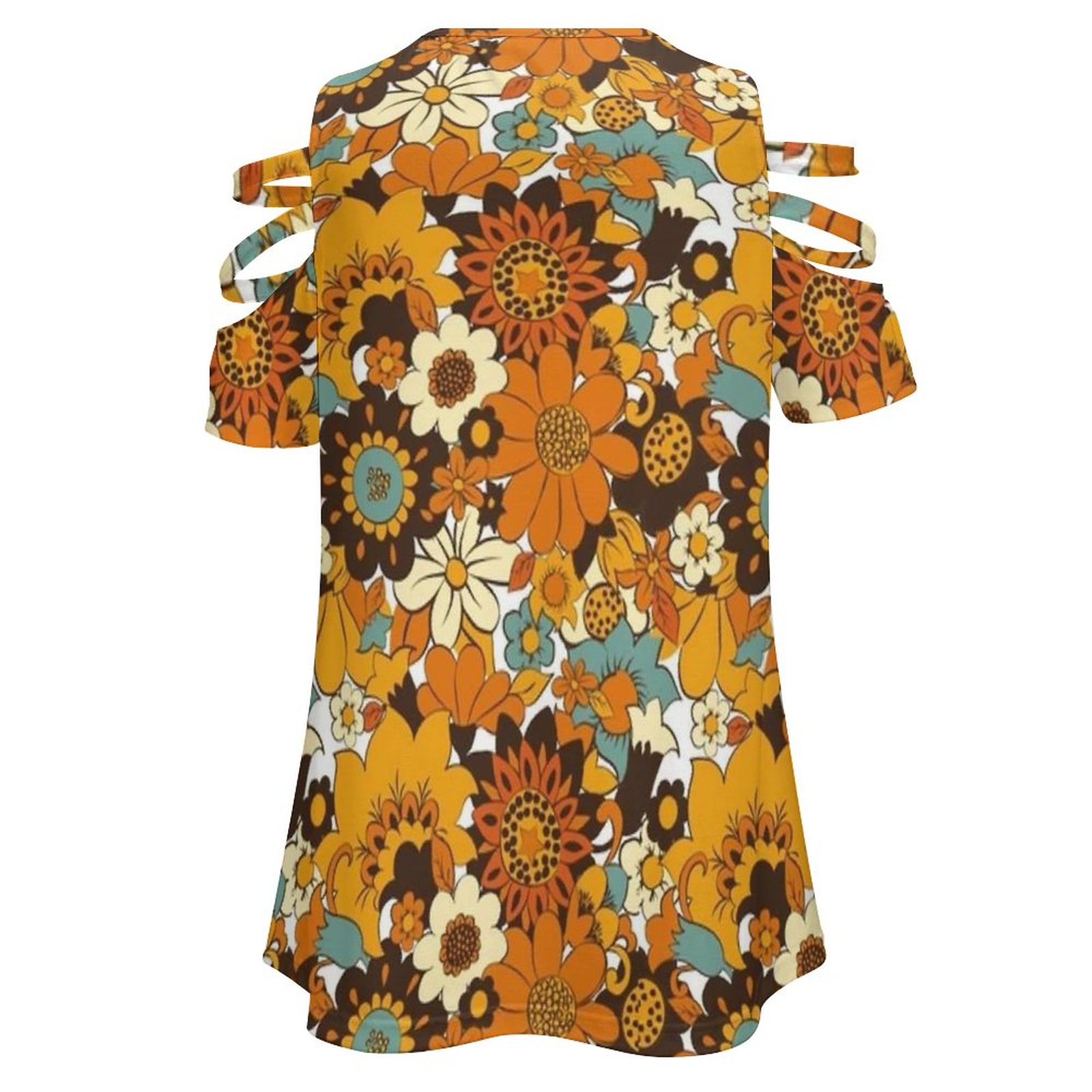 T-Shirt manches courtes col en - Women'S Fashion In The 70S avis et prix