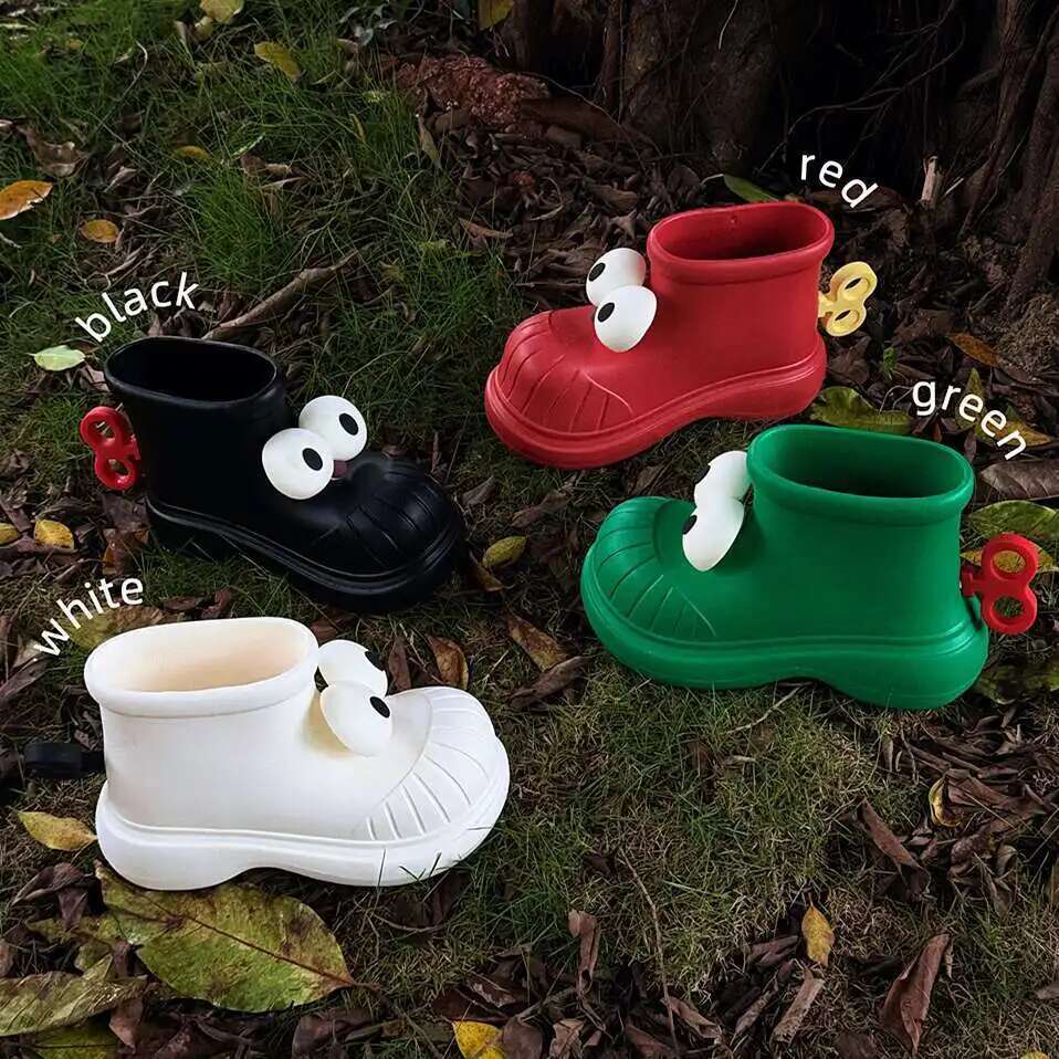 Bottes de pluie à bout rond po - Women'S Fashion Rain Boots avis et prix
