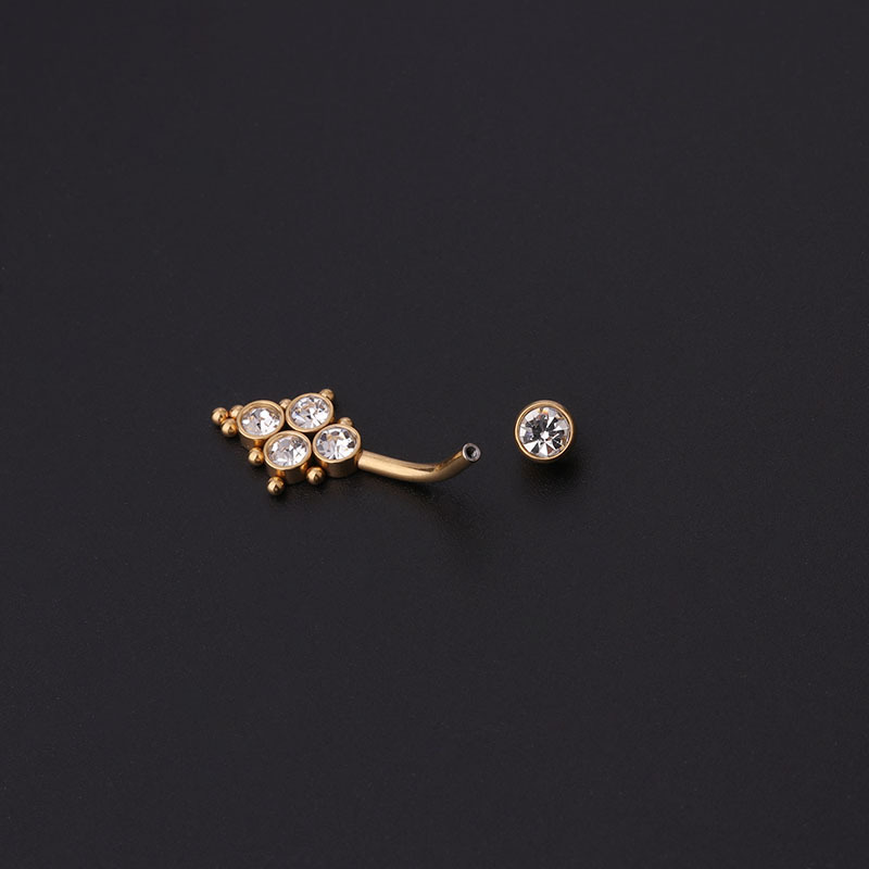 Anneaux de nombril en zircon d - Women'S Fashion Rings Gold avis et prix