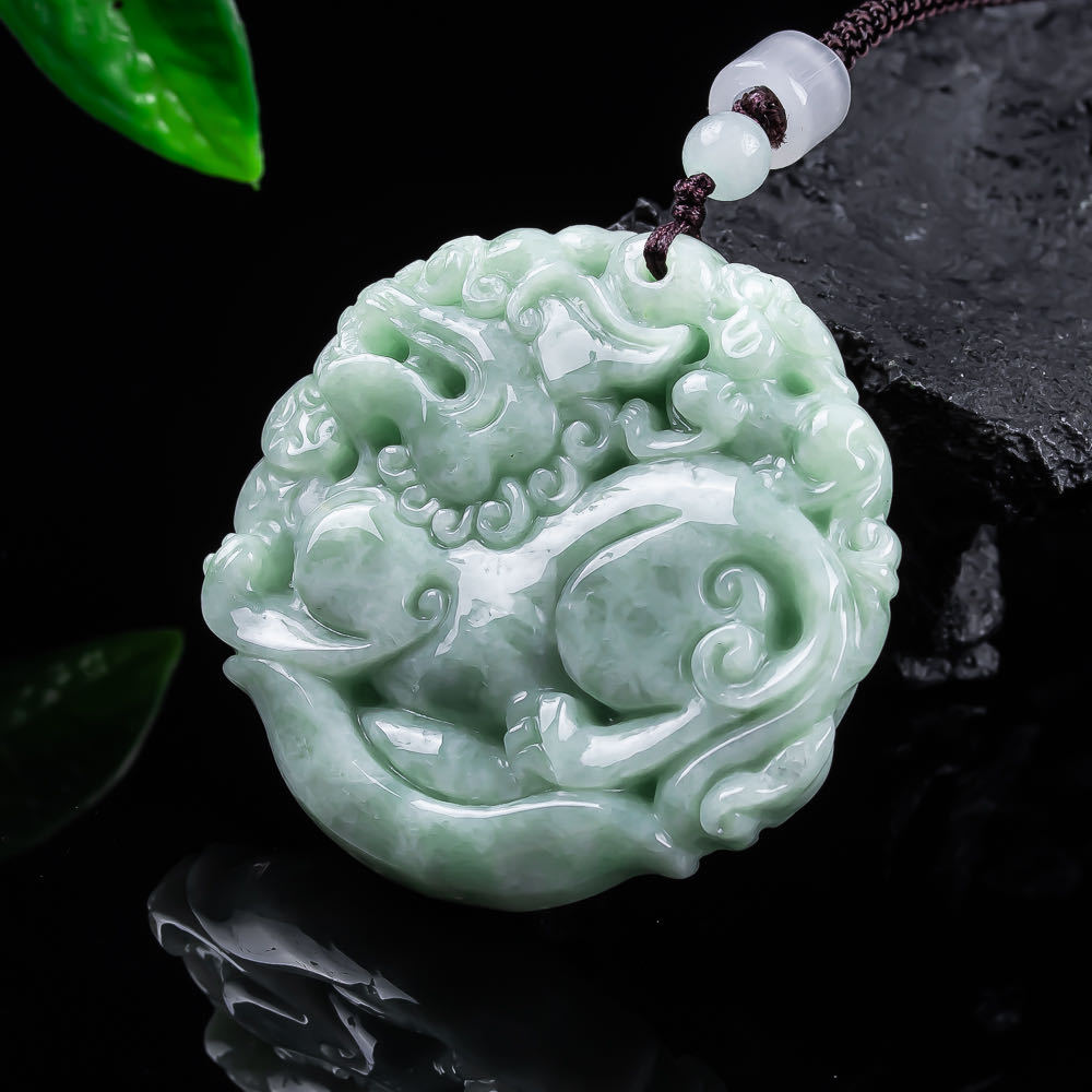 Collier pendentif Pixiu en jad - Women'S Fashion Gifts avis et prix