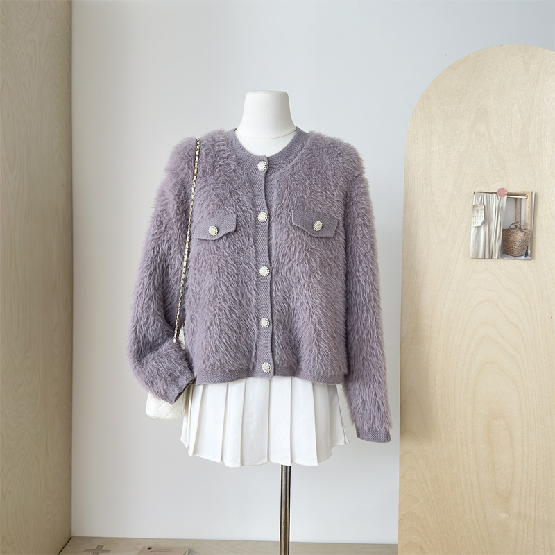 Mohair-Cardigan en tricot jacq - Xl Women'S Fashion avis et prix