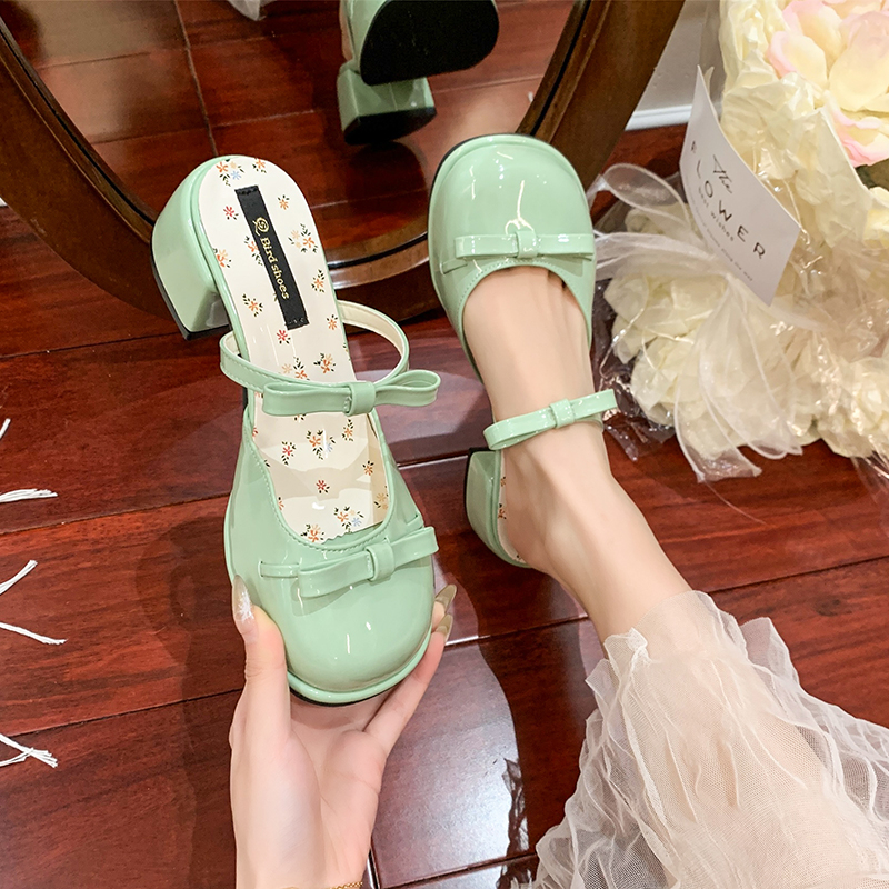 Bow Mary Jane Baotou sandales  - Women'S Fashion Trends 2025 avis et prix
