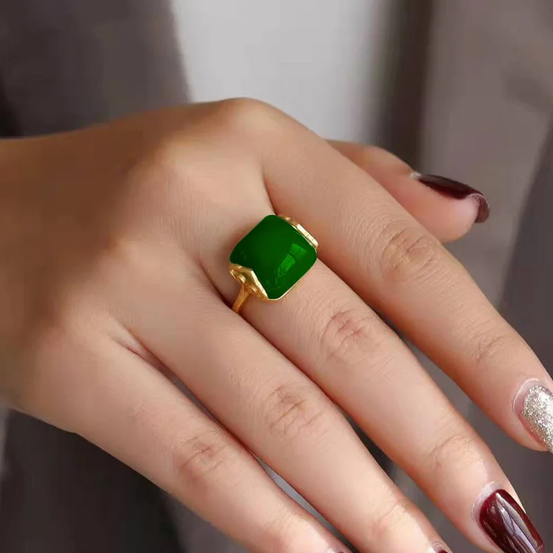 Bague en Jade Hetian naturel,  - Women Fashion Jewellery avis et prix